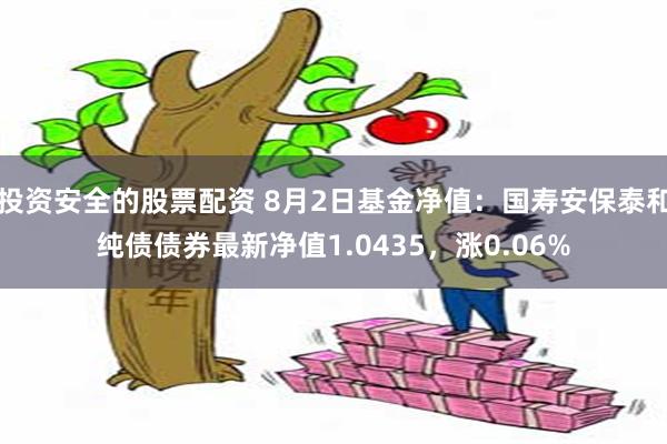 投资安全的股票配资 8月2日基金净值：国寿安保泰和纯债债券最新净值1.0435，涨0.06%