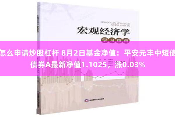 怎么申请炒股杠杆 8月2日基金净值：平安元丰中短债债券A最新净值1.1025，涨0.03%